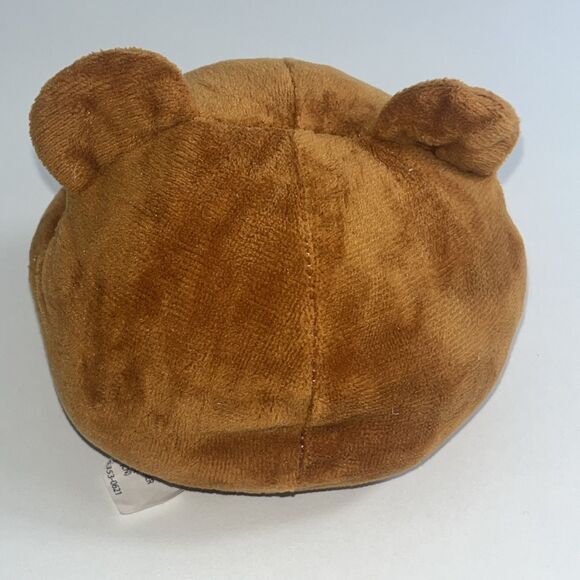 RMS Int’l reversible bear white brown plush stuffed animal smile - Picture 9 of 11